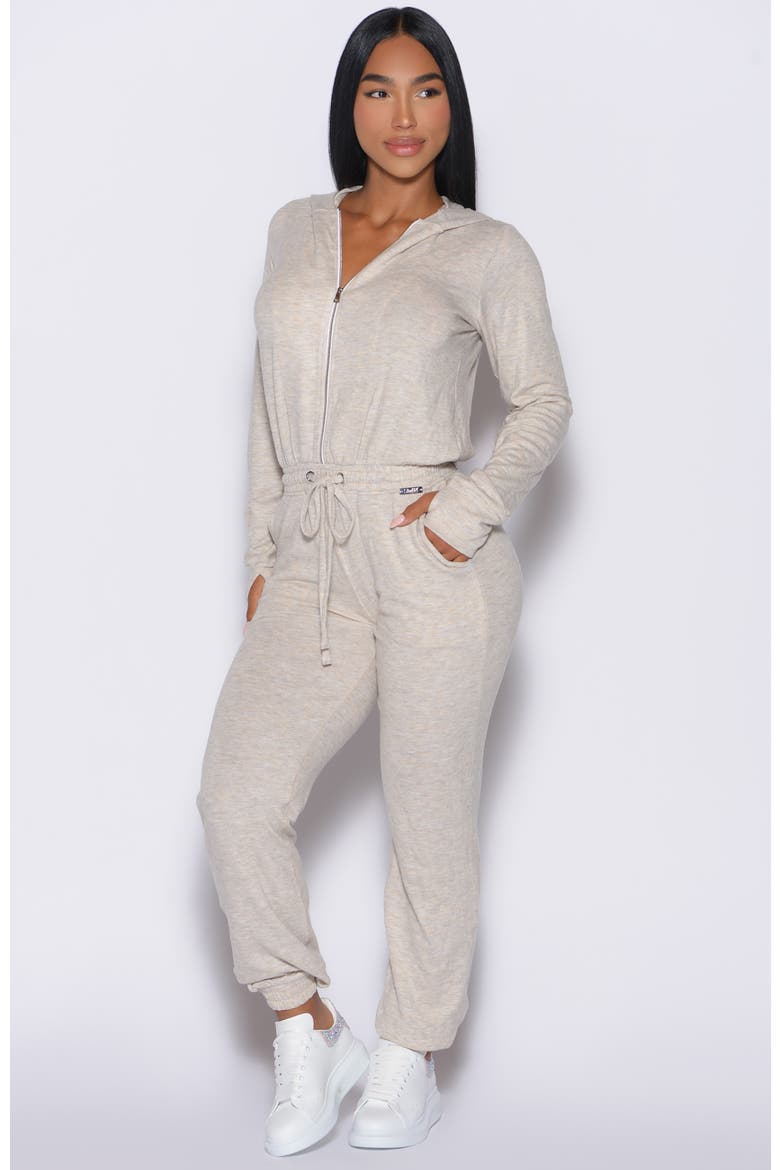 Flirty Jumpsuit, Alternate, color, Cozy Oat