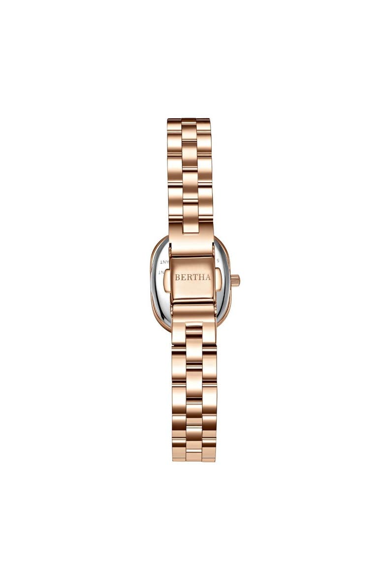 Lana Mother of Pearl Ladies Watch, Alternate, color, Rose Gold - Black