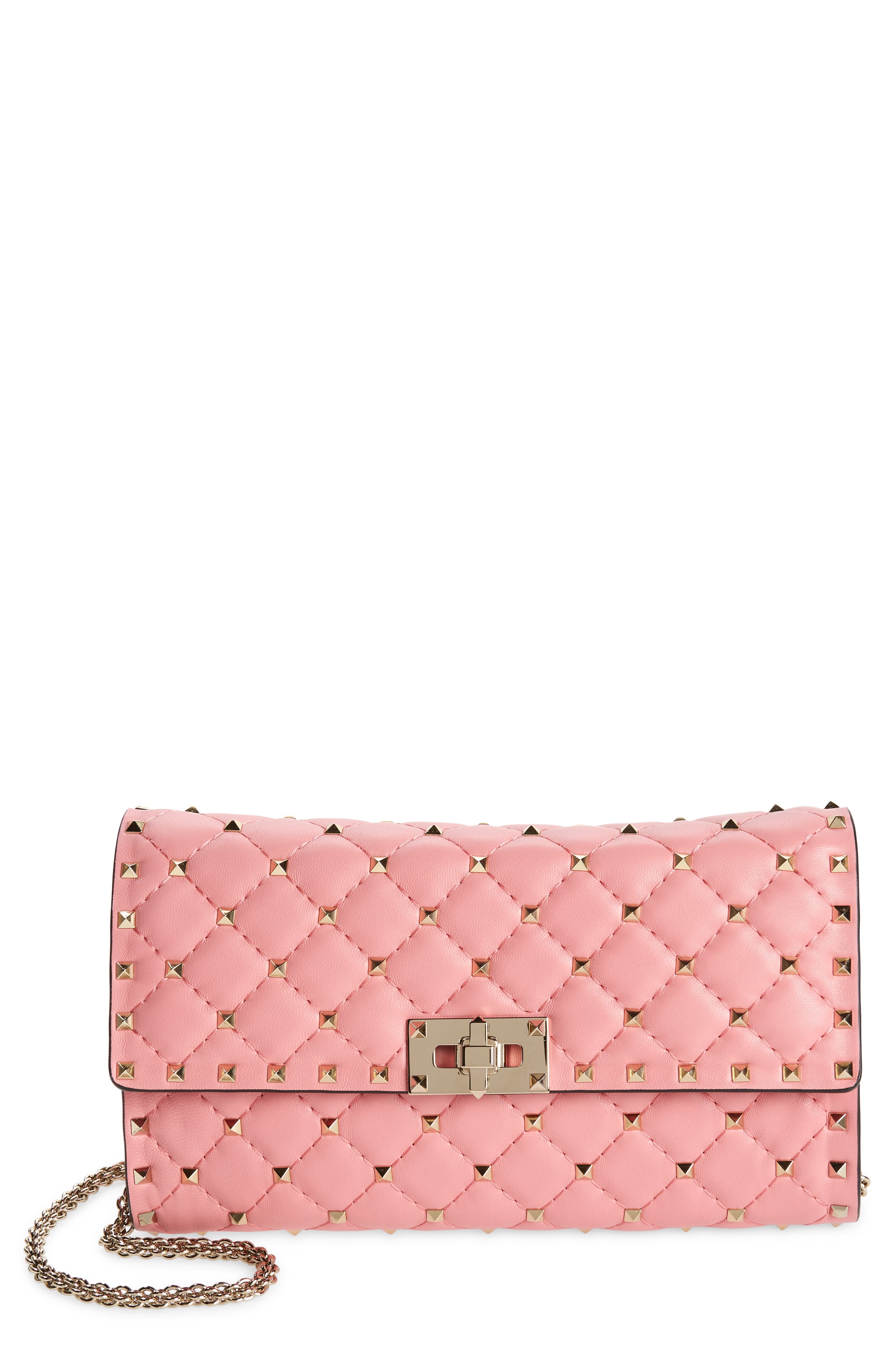 Valentino Garavani Rockstud Spike Leather Shoulder Bag (Women) | Nordstrom