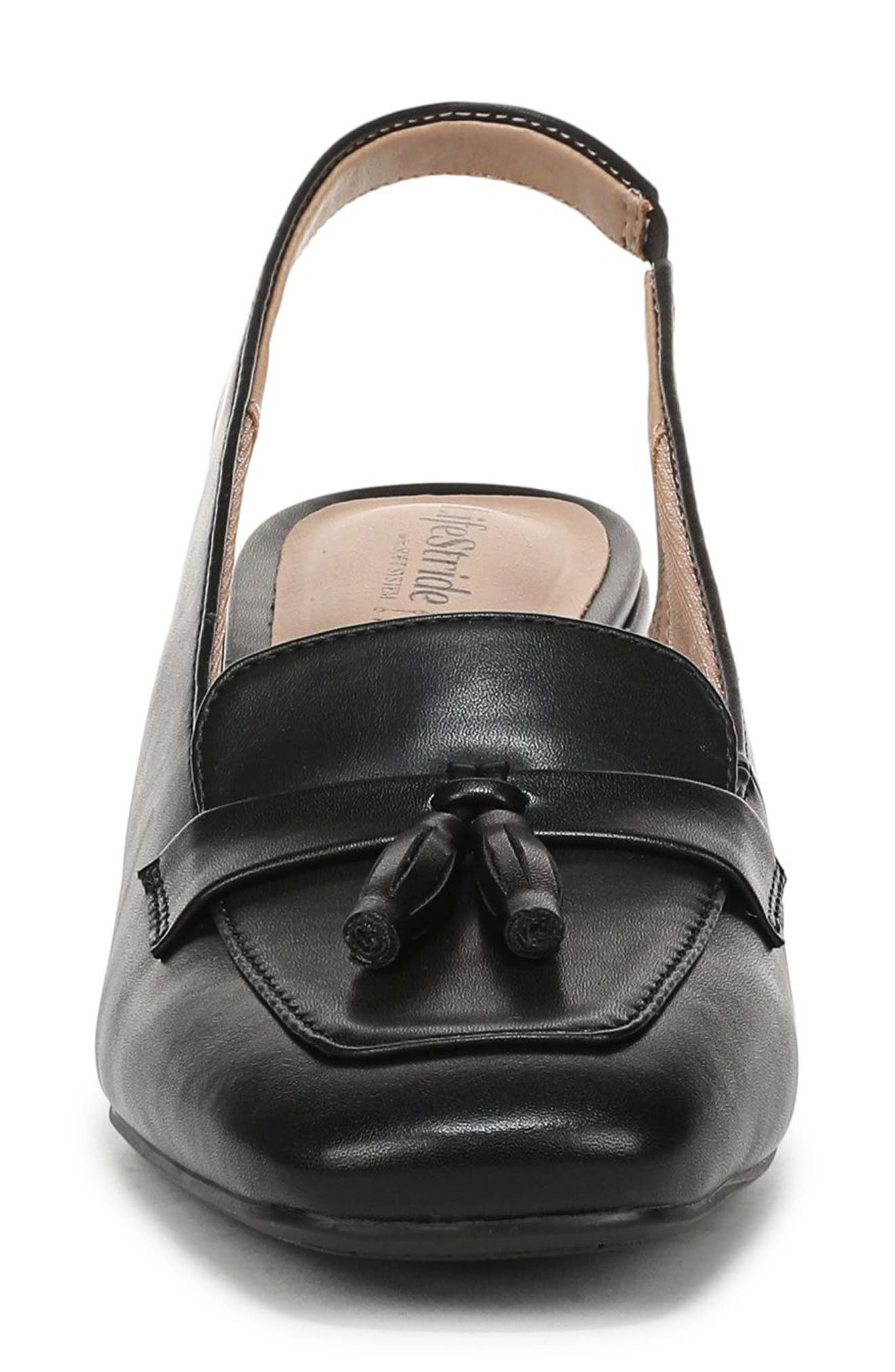 Clarissa Slingback Pump, Alternate, color, BLACK