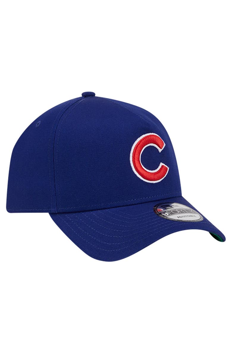 New Era Men's New Era Royal Chicago Cubs Team Color A-Frame 9FORTY Adjustable Hat, Alternate, color, Royal