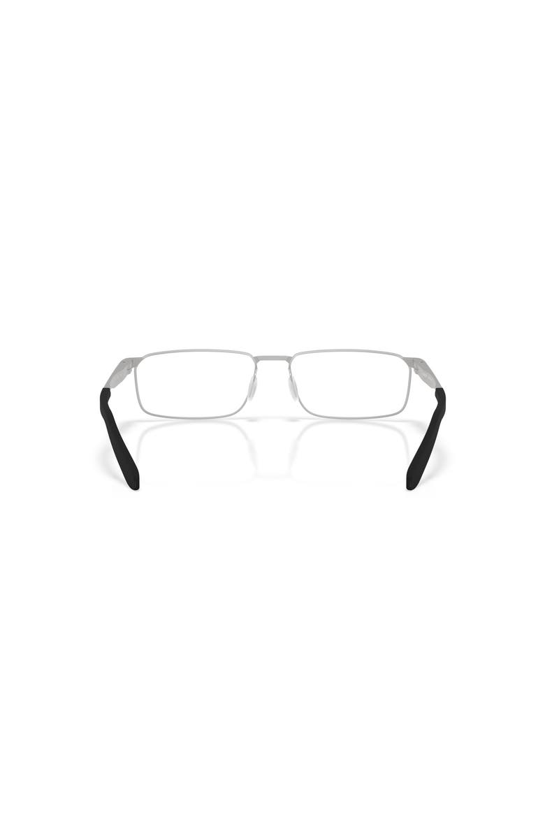 55mm Rectangle optical glasses, Alternate, color, Silver