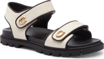 COACH Brynn Canvas Sandal (Women) | Nordstrom
