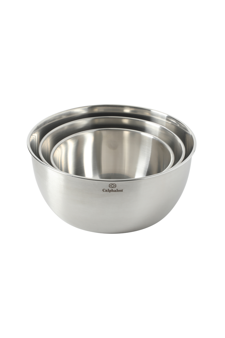Astro 3 Piece Stainless Steel Mixing Bowl set, Alternate, color, Silver