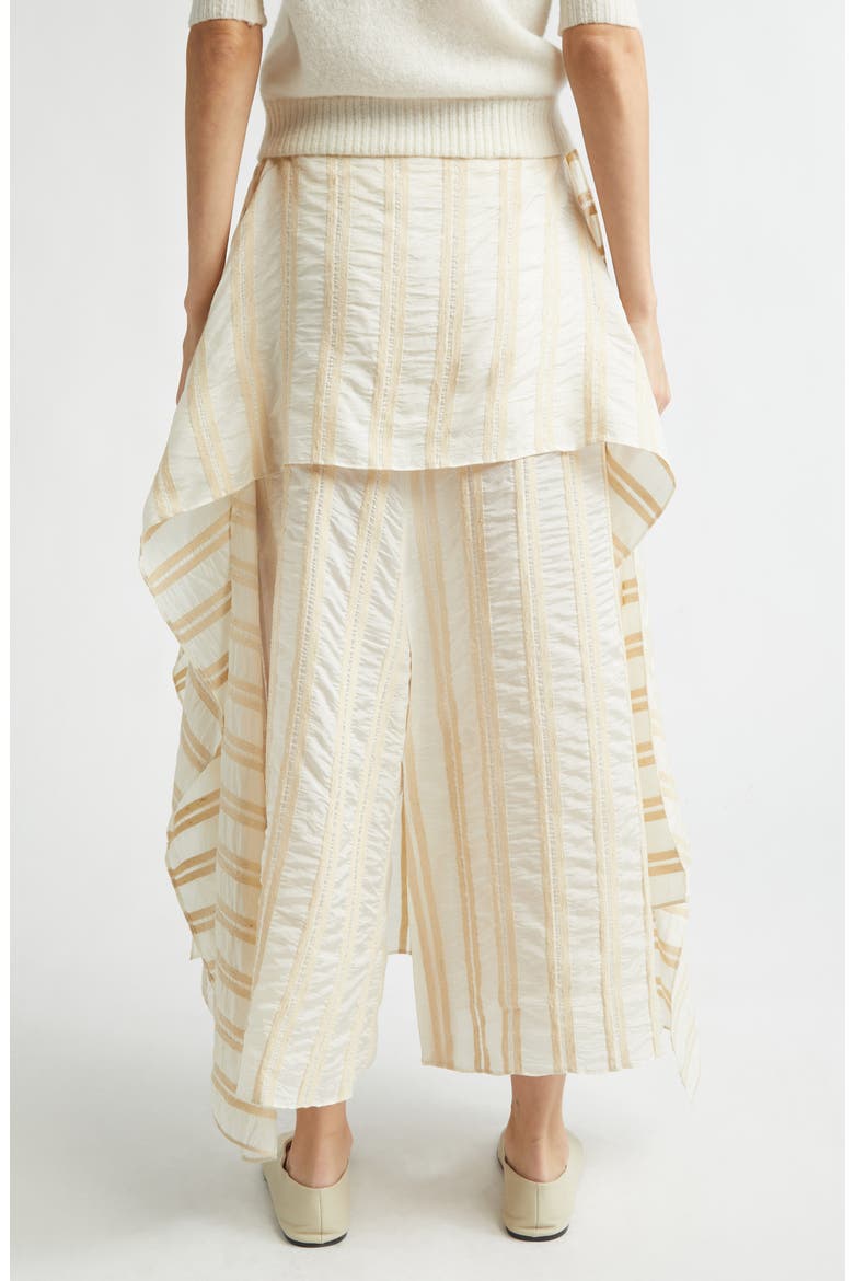 Layered Silk Skirt, Alternate, color, BEIGE