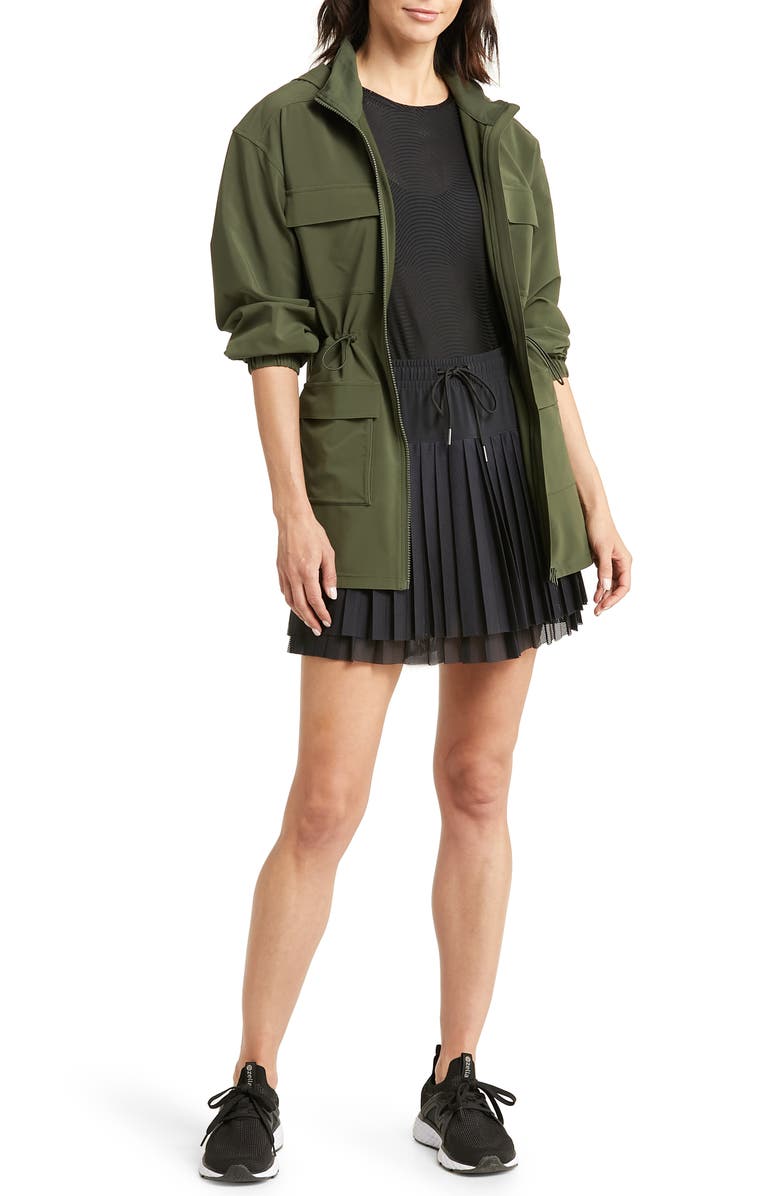 Zella Getaway Mesh Layer Skirt, Alternate, color,