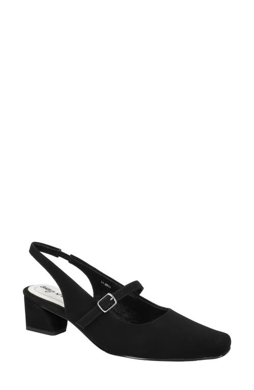 EASY STREET Cameo Slingback Mary Jane Pump in Black Lamy  product