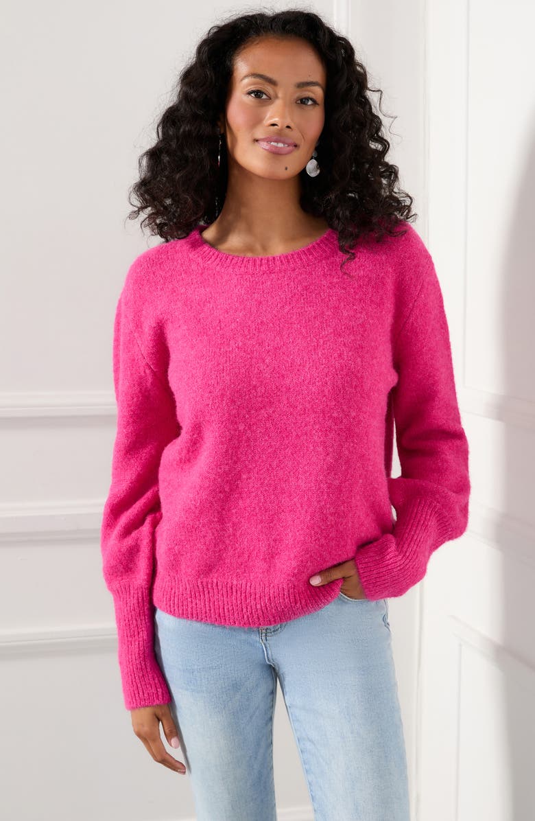 Karen Kane Blouson Sleeve Sweater, Alternate, color,