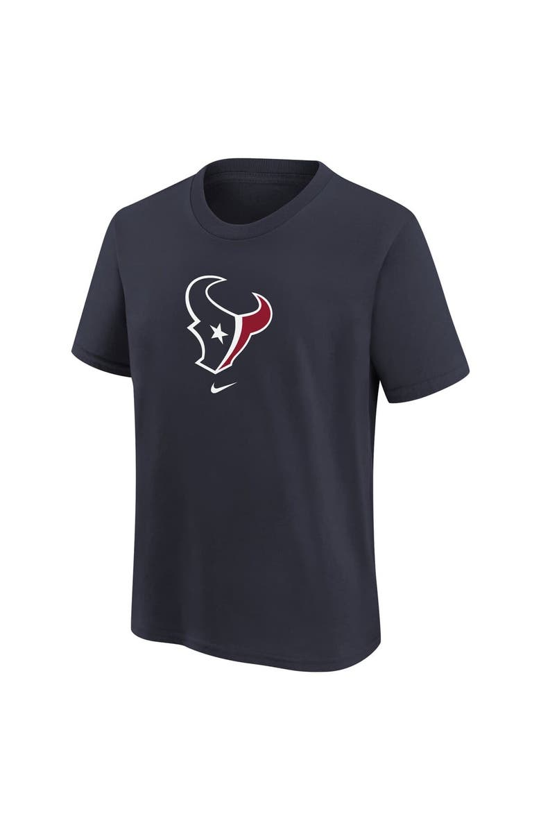 Nike Preschool Nike Navy Houston Texans Team Logo T-Shirt, Alternate, color, Navy