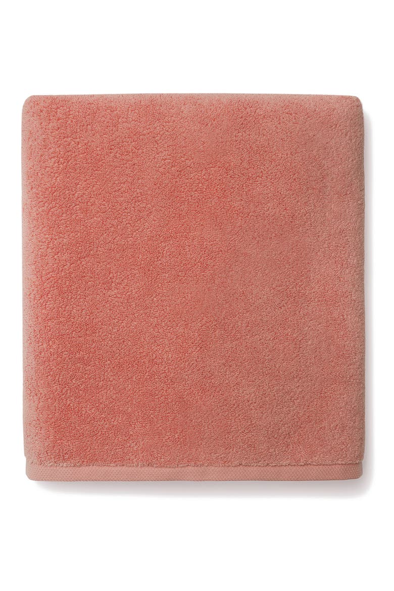 Cielo Cotton Bath Sheet, Main, color, CORAL