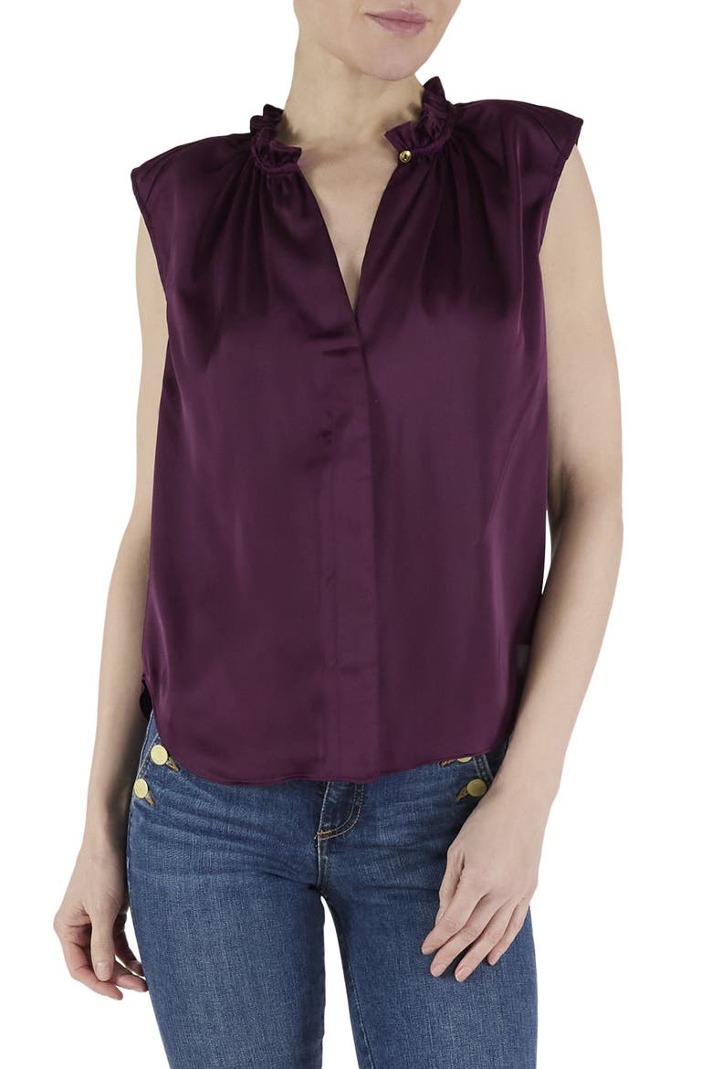 Kalani Sleeveless Top, Main, color, PLUM
