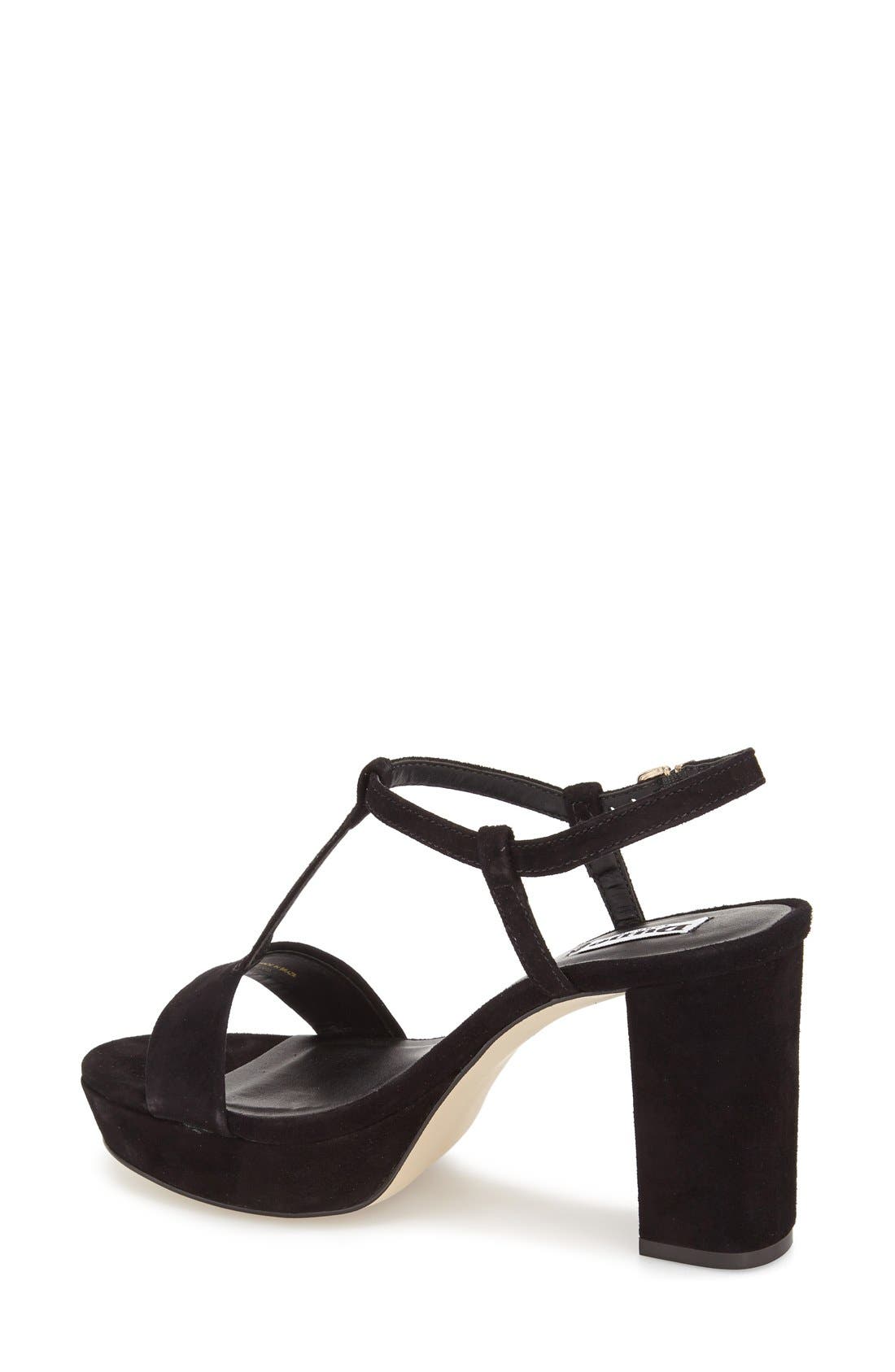 'Jilly' Sandal, Alternate, color, BLACK SUEDE