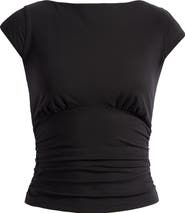 Reformation Madelyn Stretch Knit Top