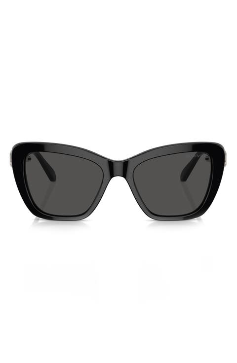 55mm Cat Eye Sunglasses