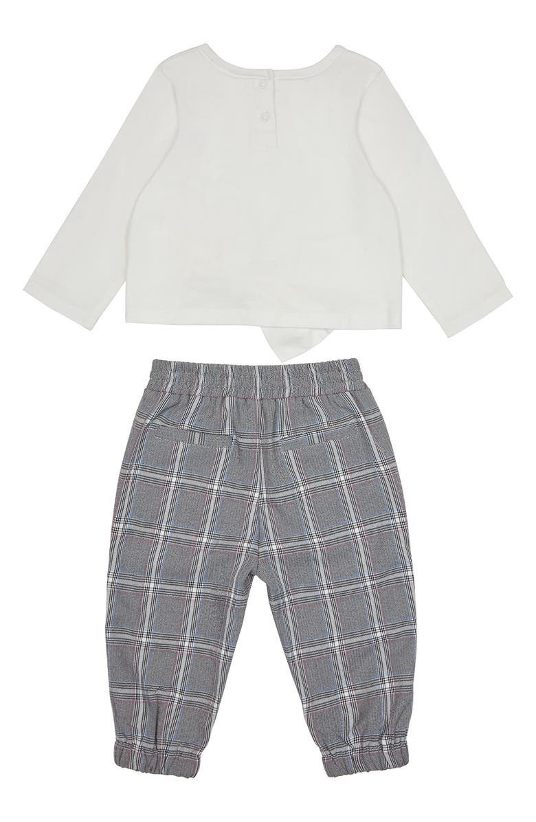 Habitual Everly Plaid Jogger Set, Alternate, color, 