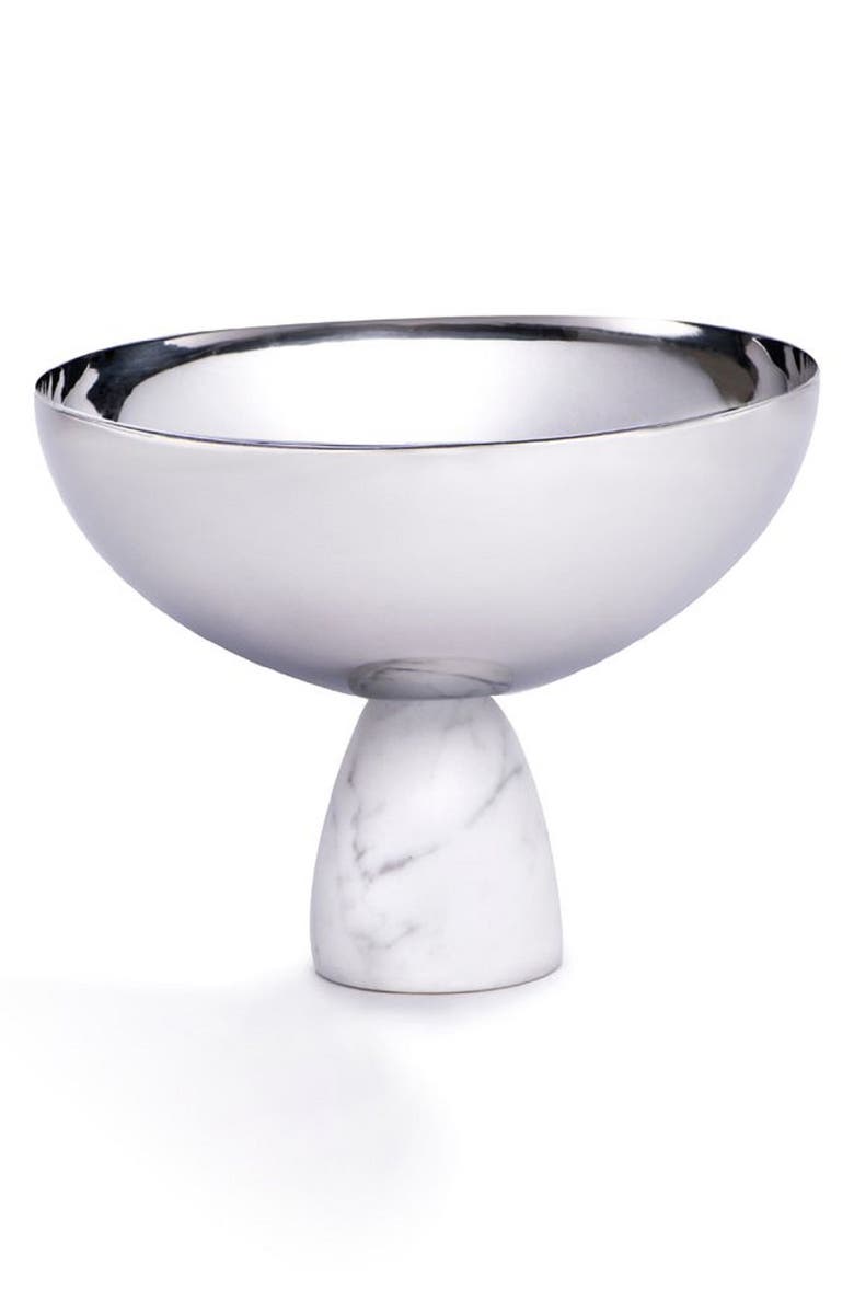 ANNA New York Colona Nut Bowl, Main, color, Carrara Silver