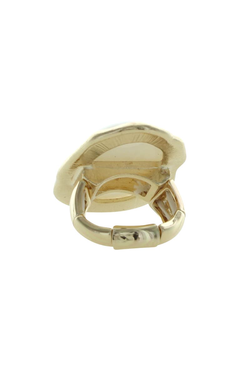 Cleo Cocktail Ring, Alternate, color, GOLD / WHITE