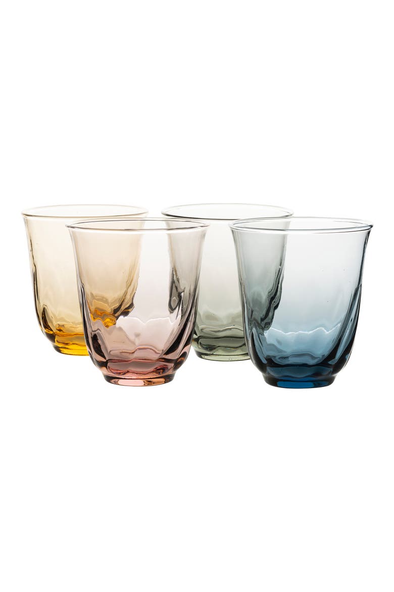Vienne Set of 4 Small Tumblers, Alternate, color, MULTI