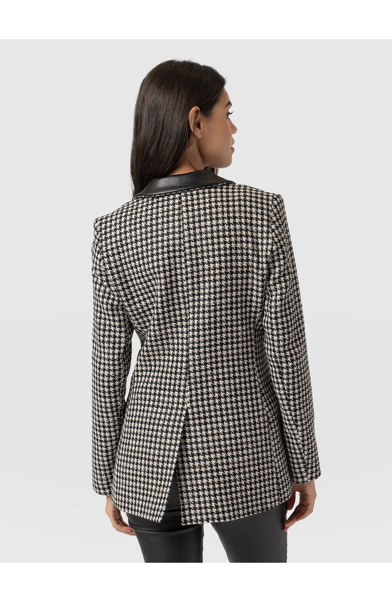 Saint + Sofia Cambridge Blazer, Alternate, color, Houndstooth