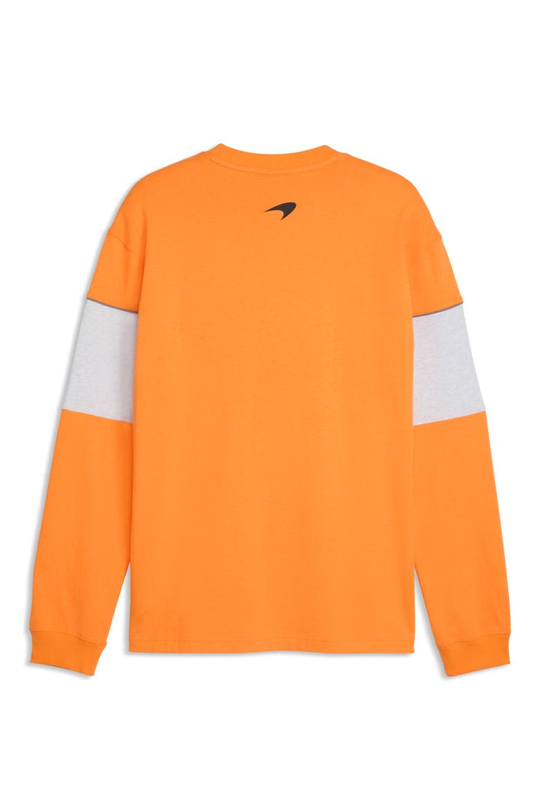 McLaren Long Sleeve Cotton Graphic T-Shirt, Alternate, color, PAPAYA