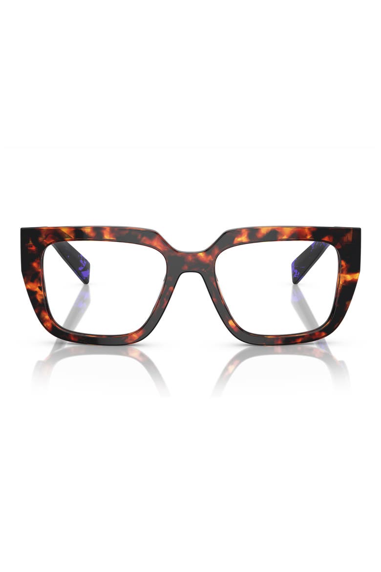 52mm Square Optical Glasses, Main, color, HAVANA