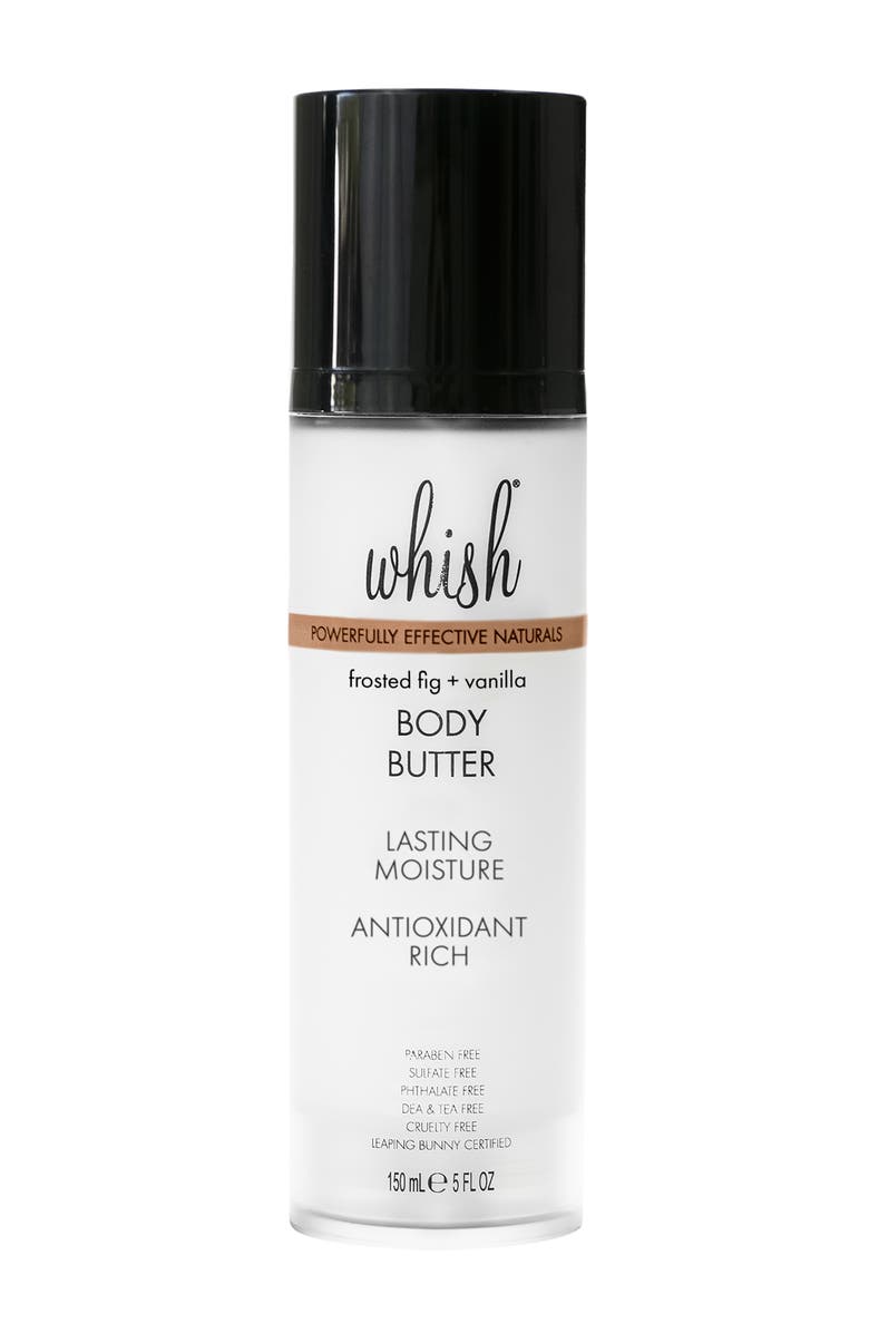 Whish Beauty Body Butter, Main, color, Frosted Fig + Vanilla