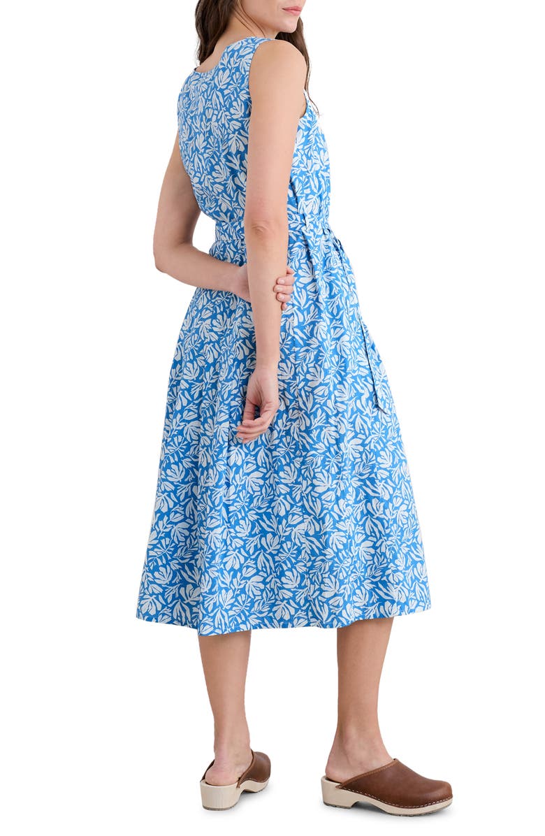 Seasalt Cornwall Belle Sleeveless Fit & Flare Dress, Alternate, color, Cut Out Seaweed Clear Sky