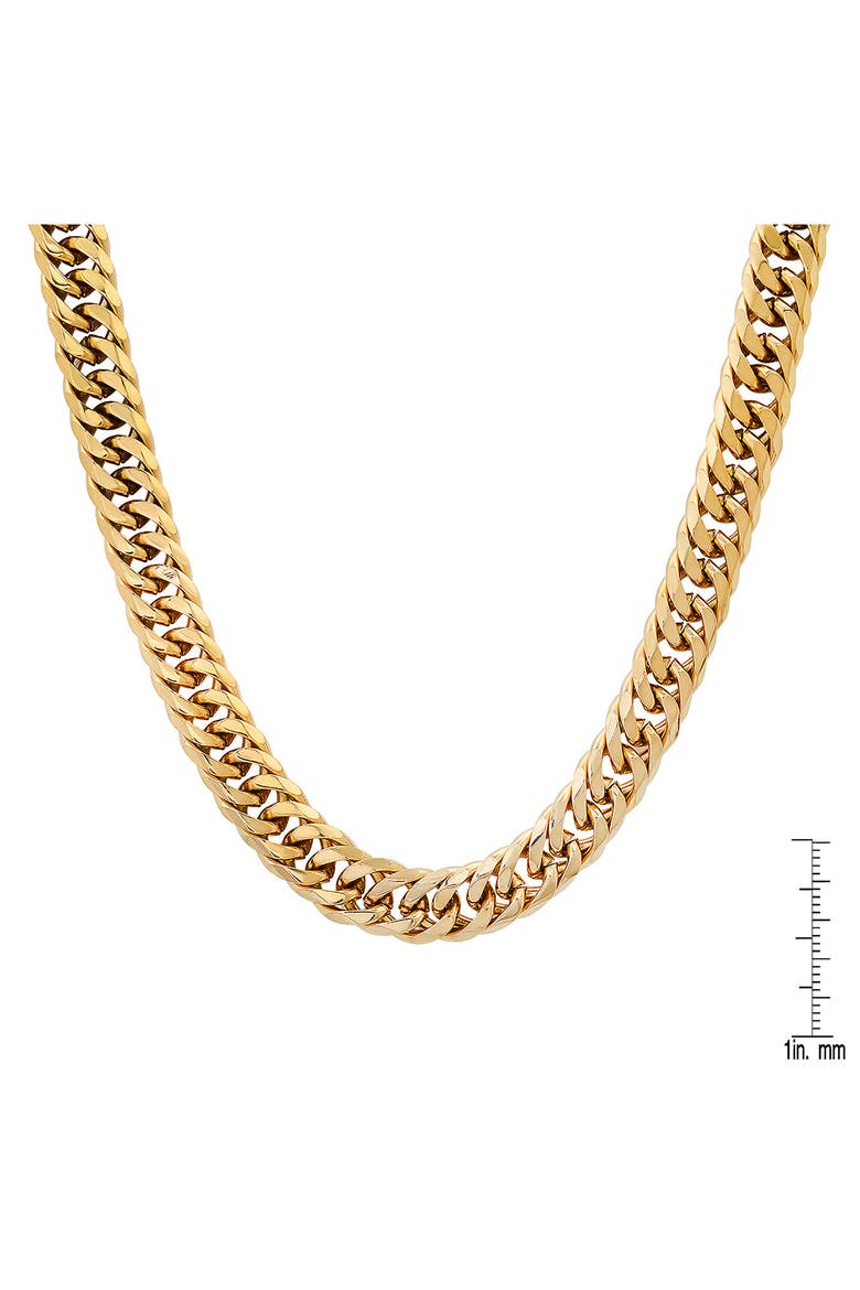 Men's Curb Chain Necklace, Alternate, color, GOLD