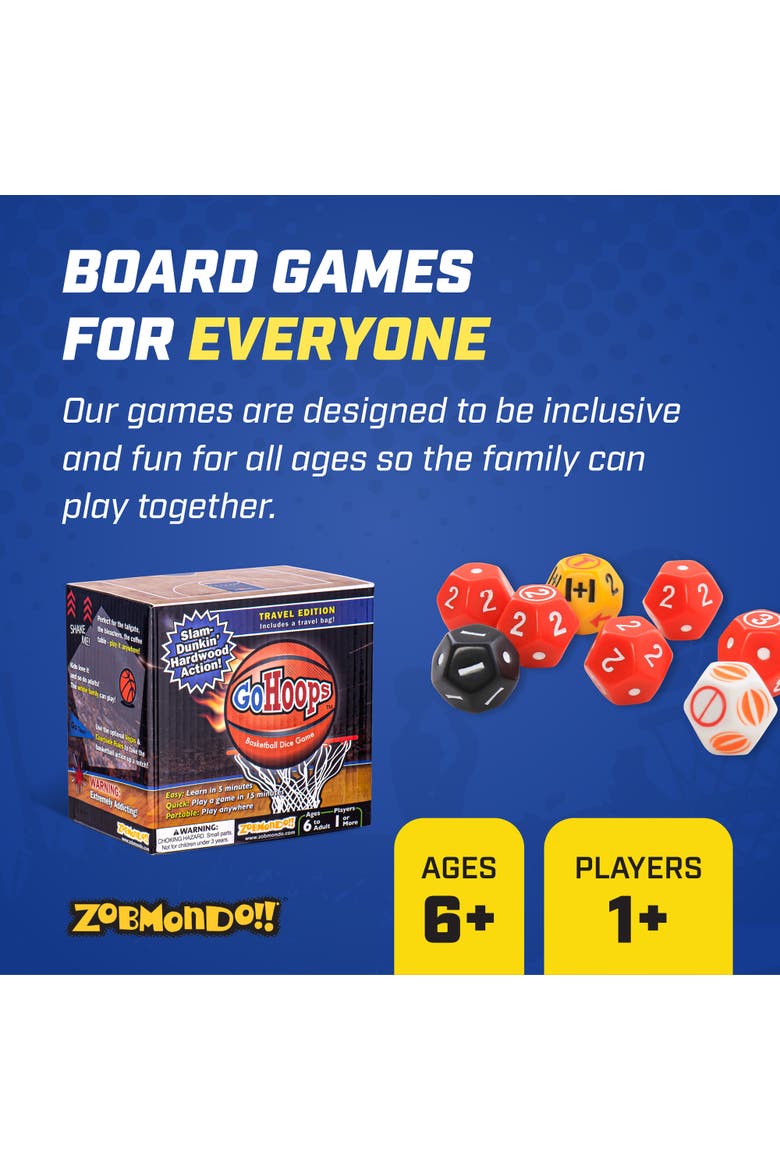 GoHoops Basketball Dice Game, Alternate, color, Multicolored