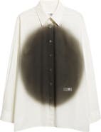 MM6 Maison Margiela Spray Dot Motif Button-Up Shirt