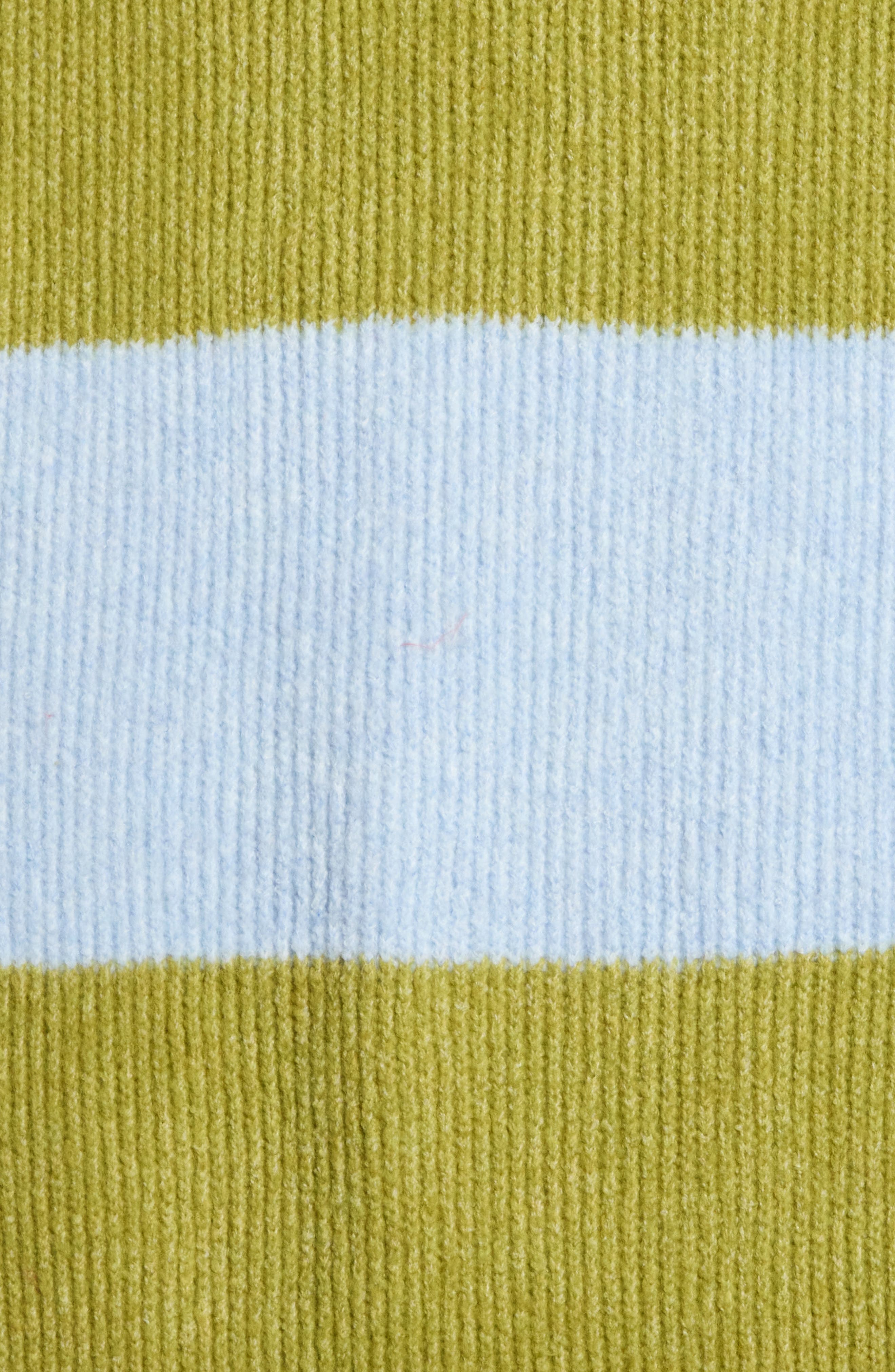 Striped Scalloped Scarf