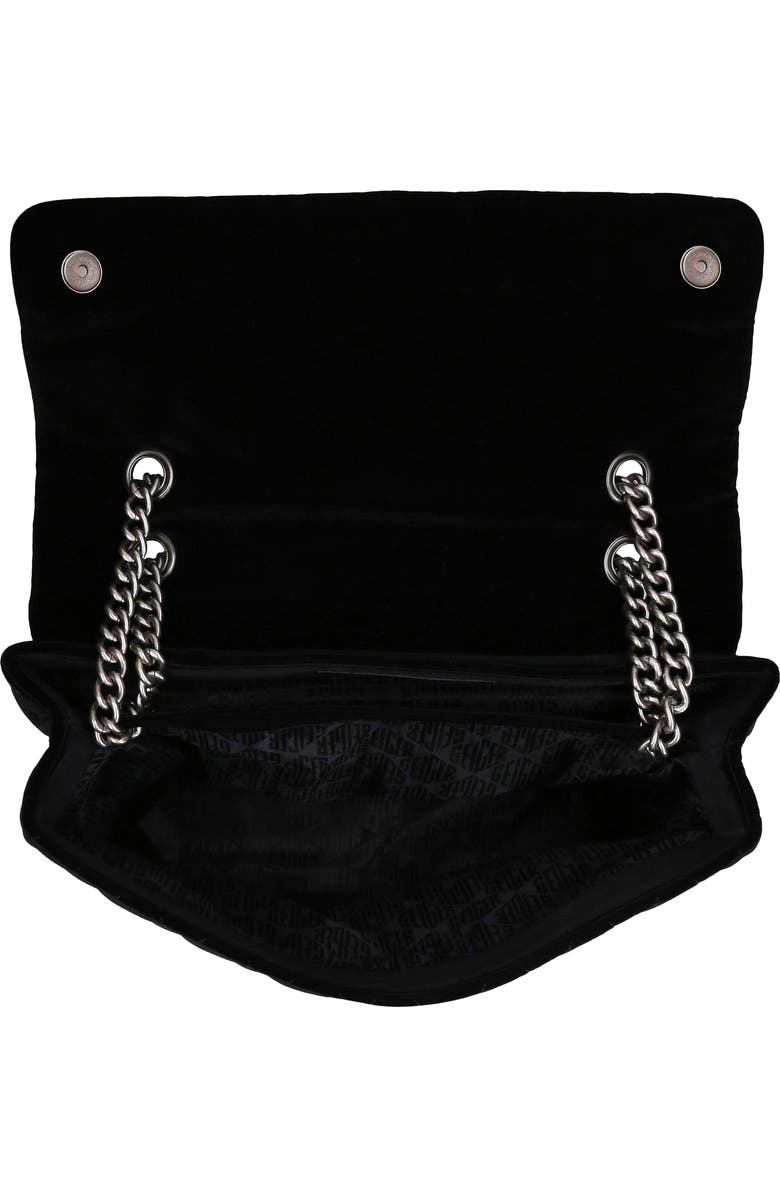 Kurt Geiger London XXL Kensington Velvet Shoulder Bag, Alternate, color,