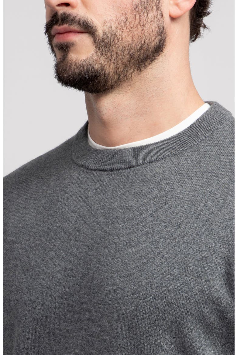 Anytime Crewneck Sweater, Alternate, color, Medium Heather Gray