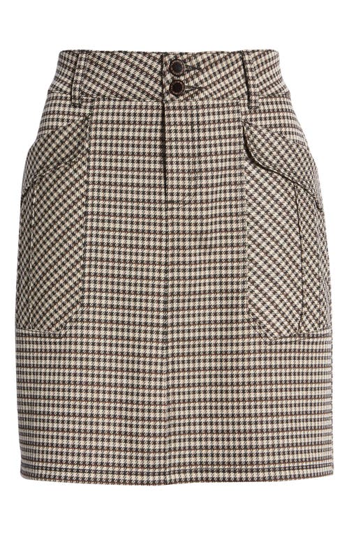 Wit & Wisdom 'ab'solution Houndstooth Ponte Utility Skirt In Multi