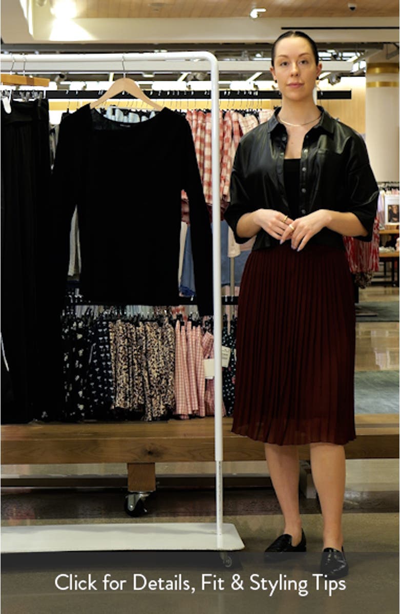 Shoulder Twist Long Sleeve Top, sales video thumbnail