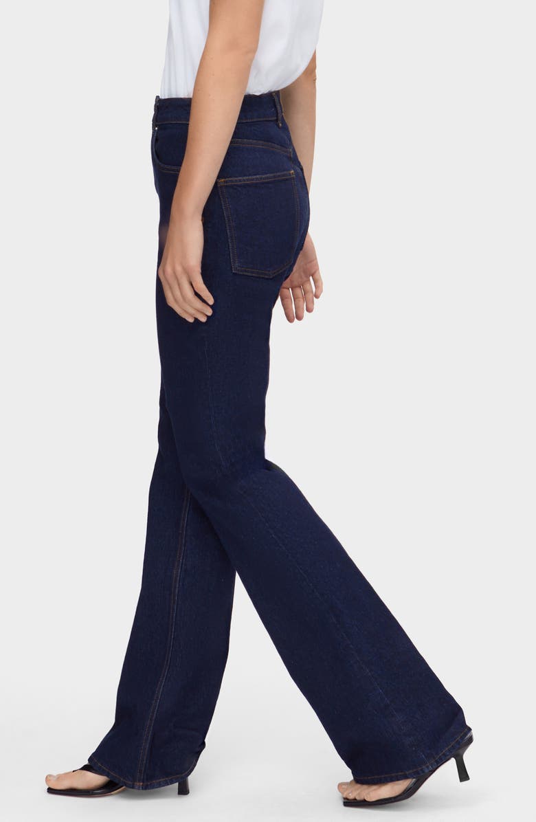 ALIGNE High Waist Flare Leg Jeans, Alternate, color, Indigo