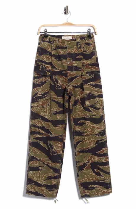 The Convoy Camo High Waist Ankle Cargo Pants