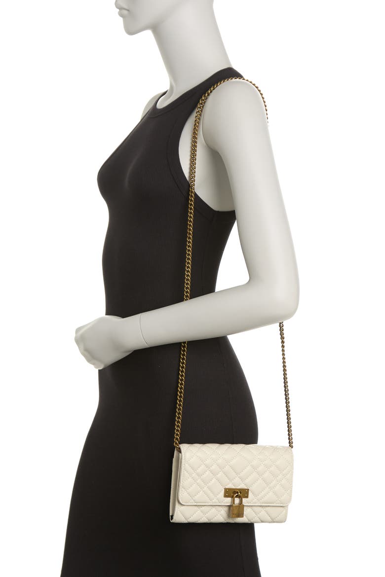 KURT GEIGER Brixton Chain Wallet, Alternate, color, BONE