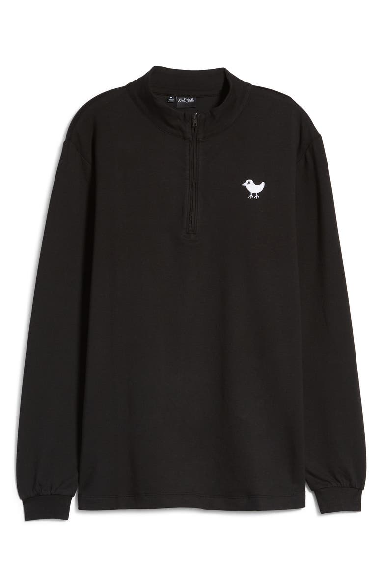 Bad Birdie Quarter Zip Golf Pullover, Alternate, color, Black