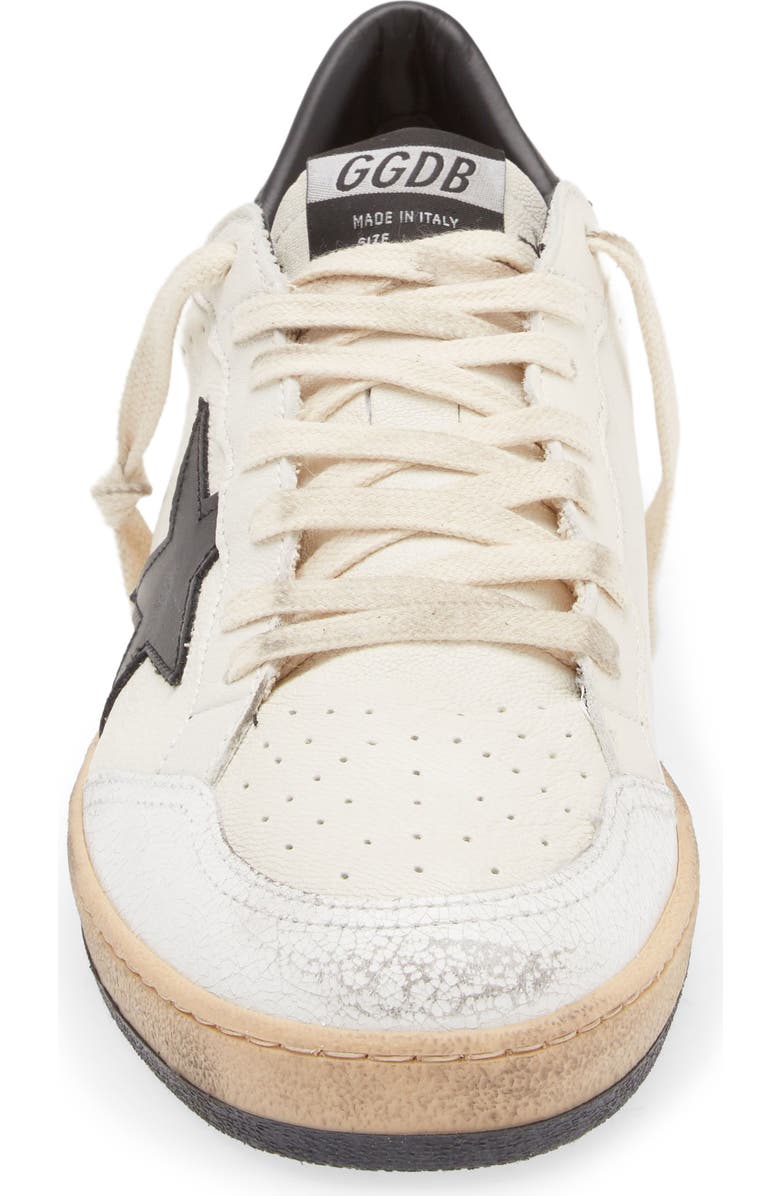 Golden Goose Ball Star Low Top Sneaker, Alternate, color, White/ Black