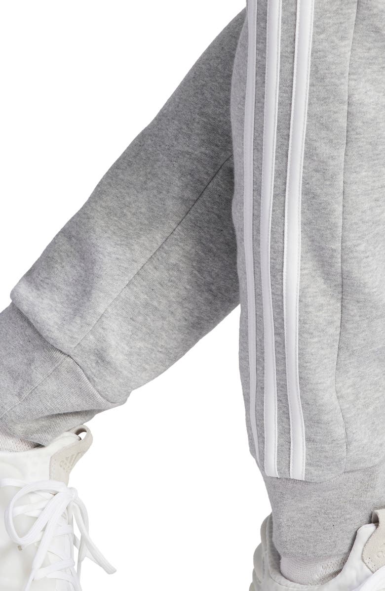 adidas Fleece Tapered Cuff Pants, Alternate, color, 