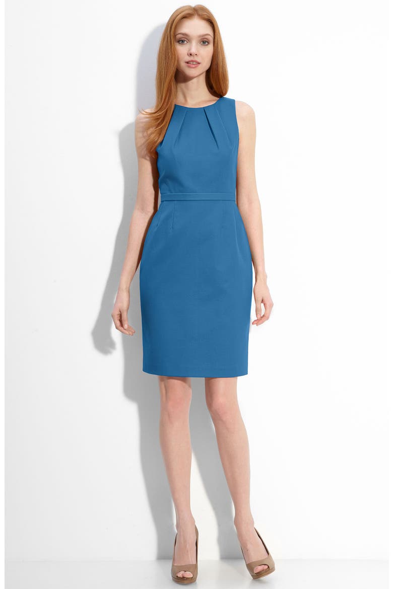 'Malia' Sleeveless Dress, Main, color, DARK BLUE