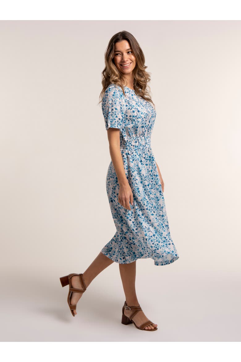 Nicoli Midi Dress, Alternate, color, Blue