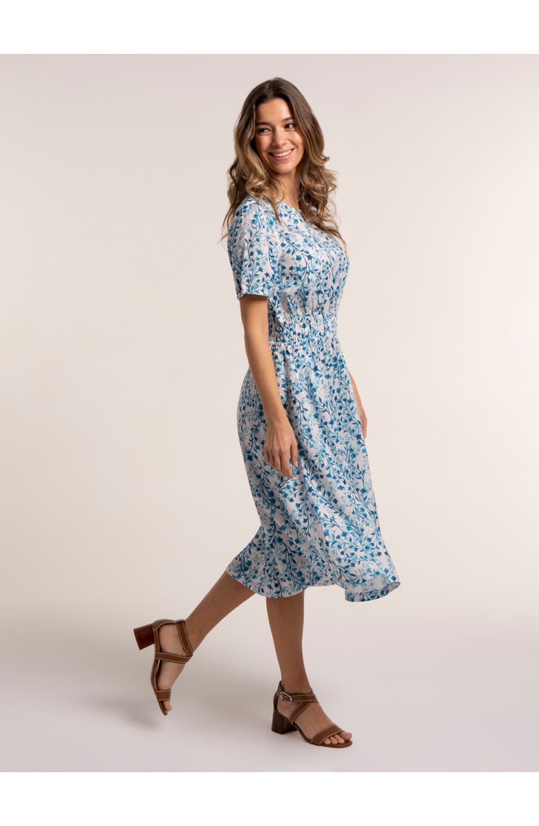 Brakeburn Nicoli Midi Dress, Alternate, color, Blue