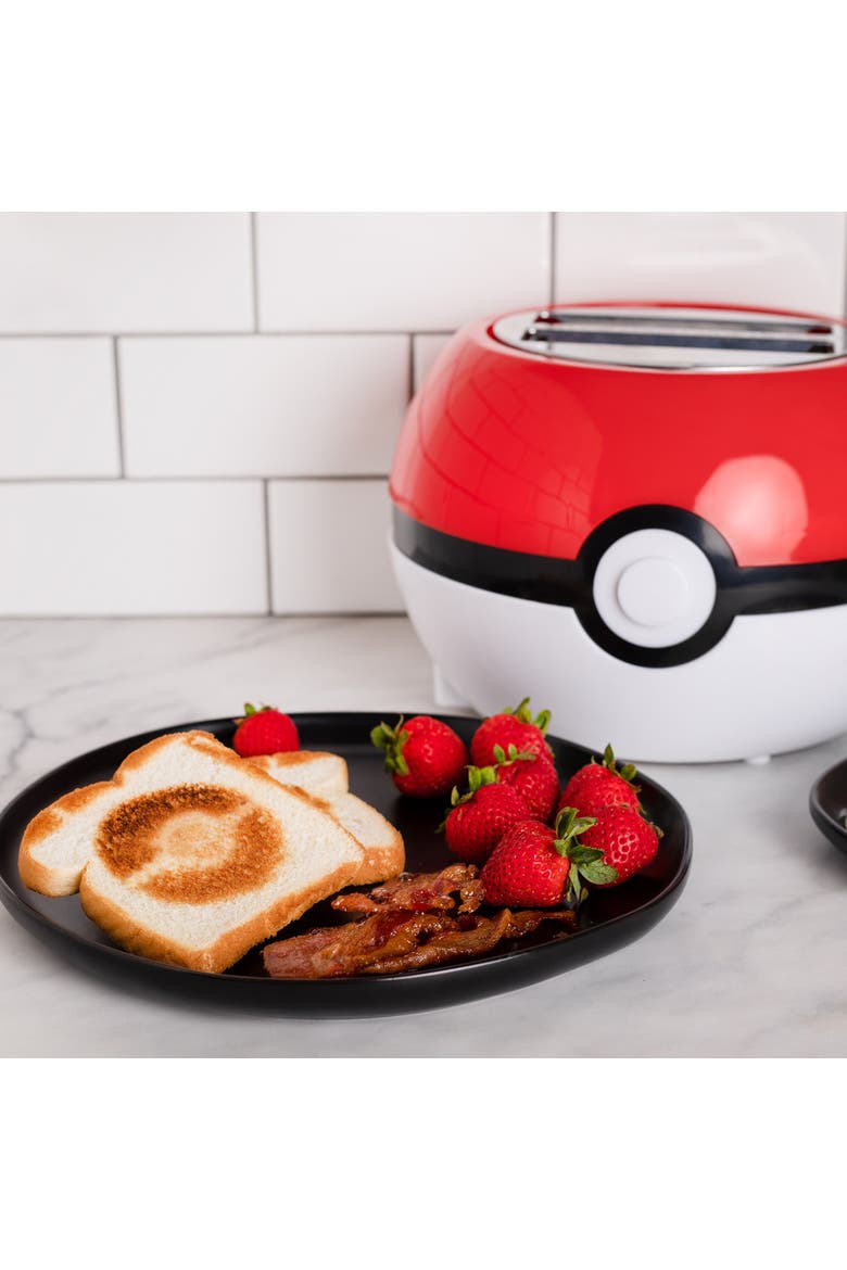 Pokemon Pokeball Halo 2-Slice Toaster, Main, color, None