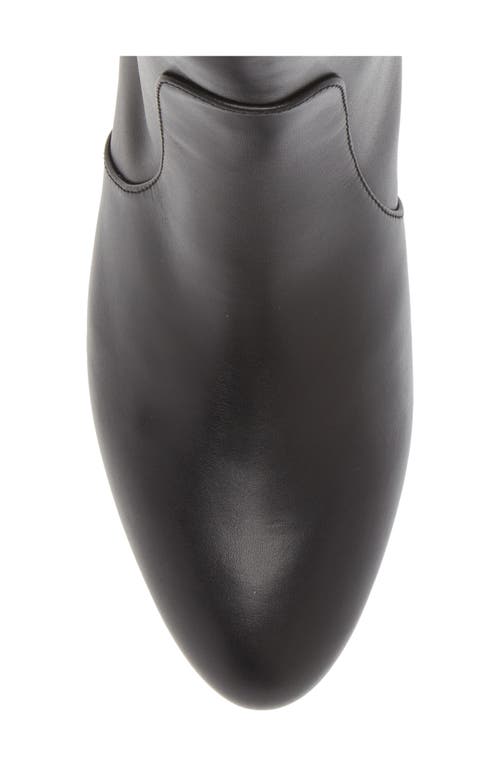 Stuart Weitzman Flareblock 60 Zip Bootie In Black