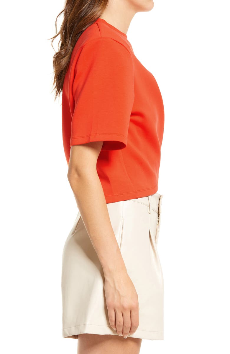 Amy Lynn Freya Notch Hem Crop T-Shirt, Alternate, color, 