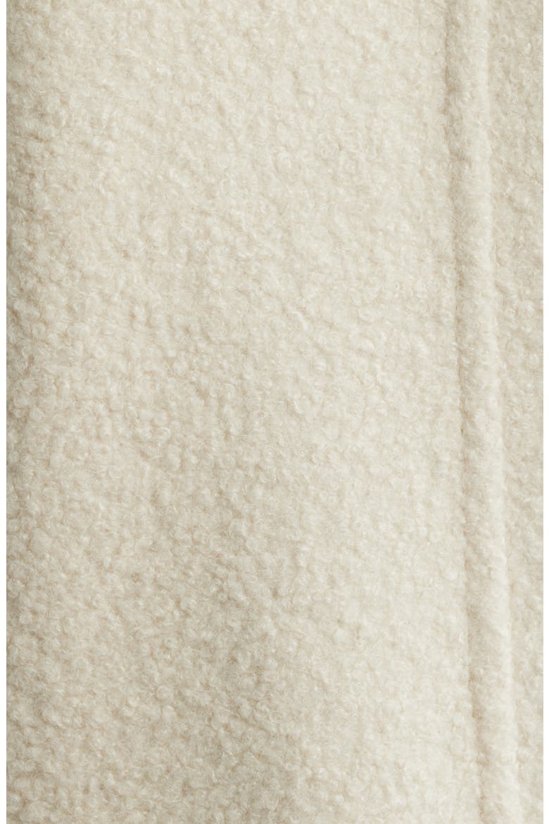 Bouclé Shirt Jacket, Alternate, color, CREAM