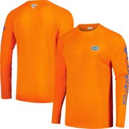 Columbia Men's Columbia Orange Florida Gators Terminal Tackle Omni-Shade Raglan Long Sleeve T-Shirt