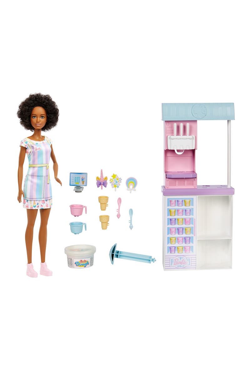 Barbie® Ice Cream Shopkeeper Doll & Playset, Alternate, color, MULTI